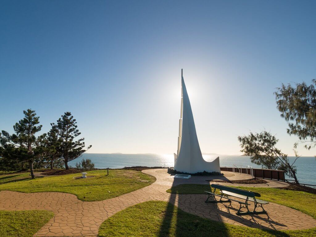 landmark in emu park, views of keppel bay